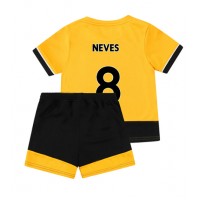 Wolves Ruben Neves #8 Fußballbekleidung Heimtrikot Kinder 2022-23 Kurzarm (+ kurze hosen)